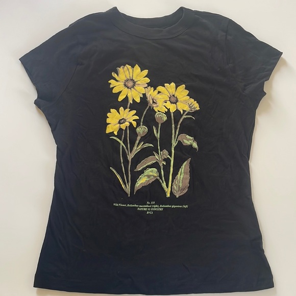 RVCA Sunflower Tee - Picture 1 of 5